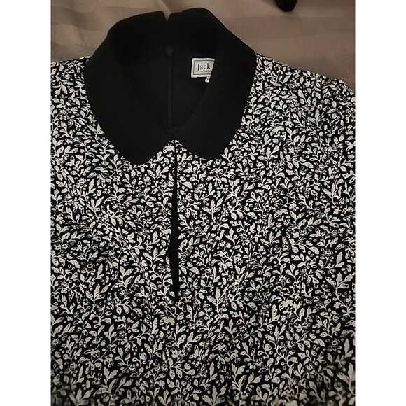 Jack Wills Skort Dress Shorts Womens Size 4 Black White Narrow Opening Front - Picture 8 of 10